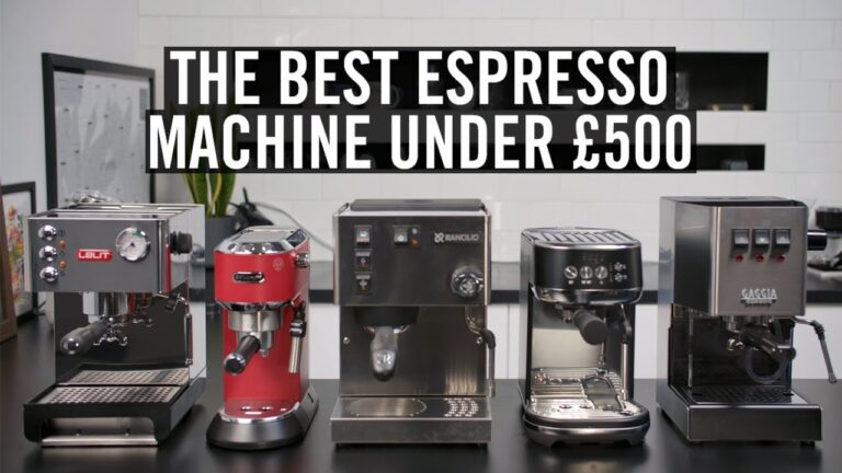 A selection of high-quality coffee machines arranged neatly on a bright kitchen counter.